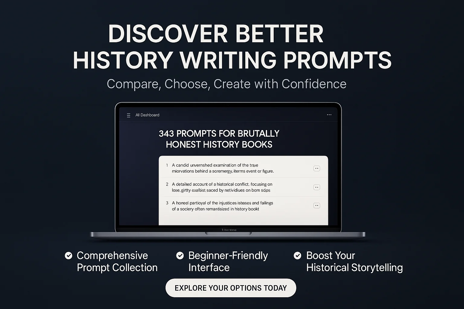 343 Prompts for Brutally Honest History Books Alternatives: When to Choose and Why This Tool Still Stands Out featured image