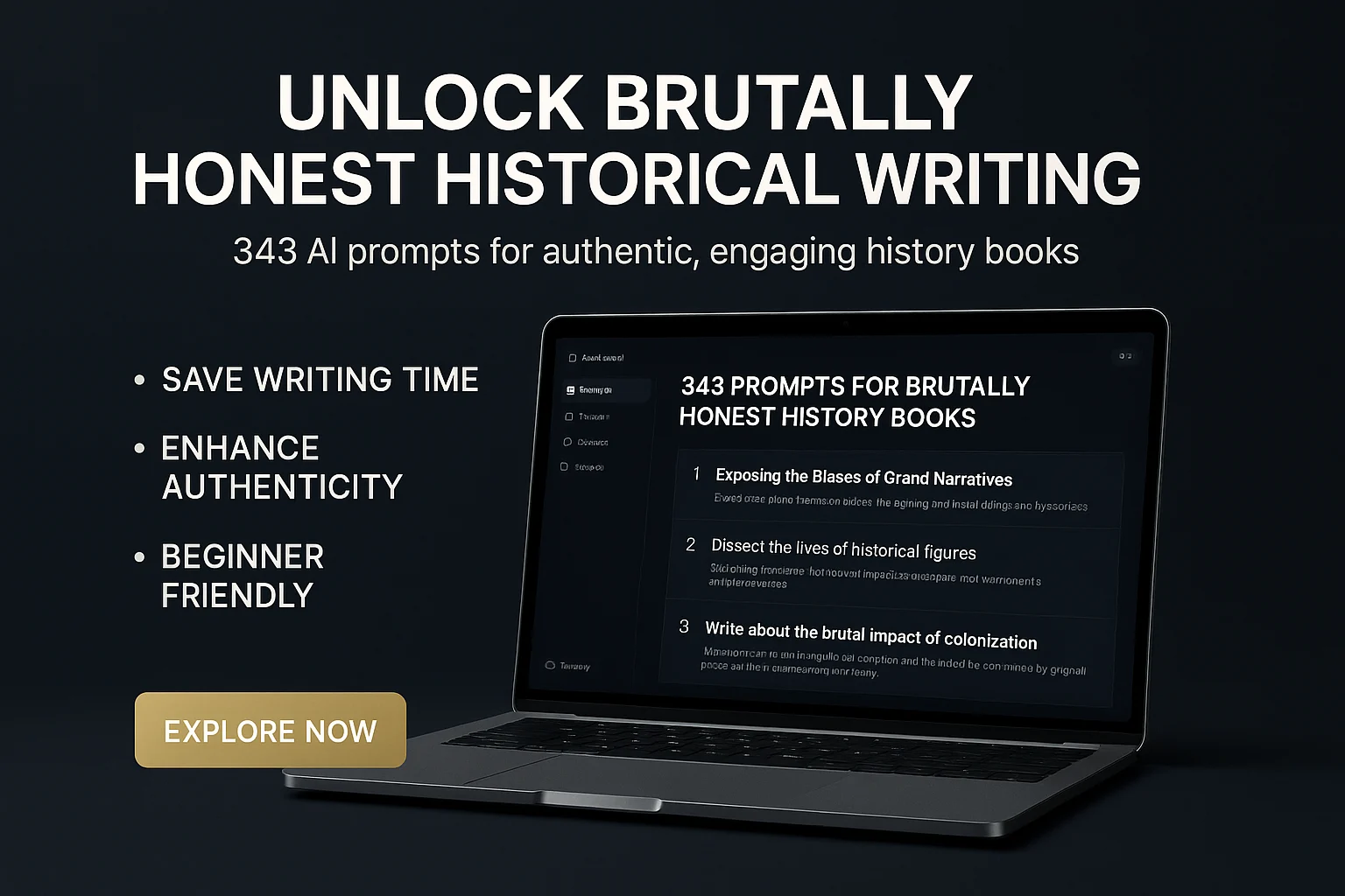343 Prompts for Brutally Honest History Books Review: Is This AI Software Worth It? featured image