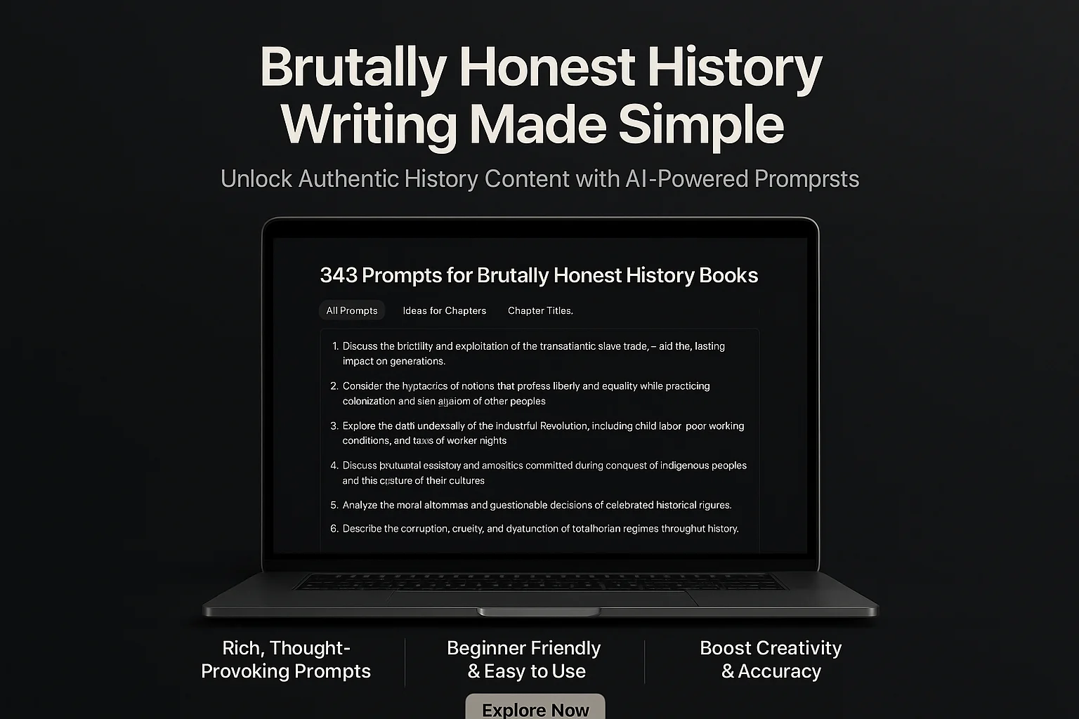 343 Prompts for Brutally Honest History Books Review: Strengths, Use Cases, and Buying Guide featured image