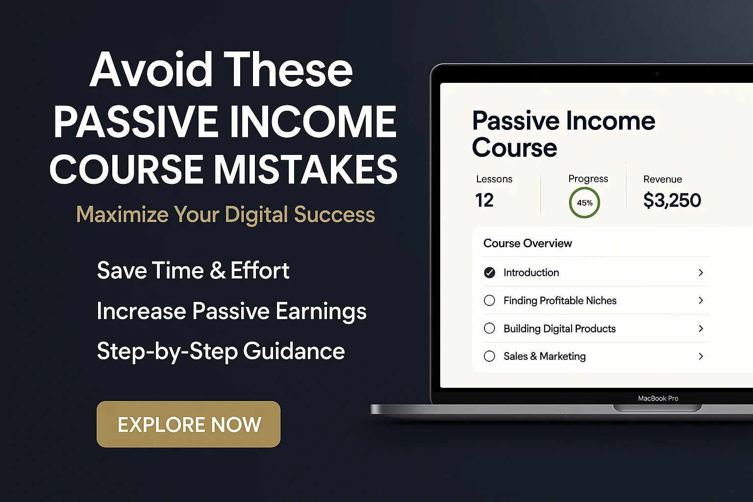 Avoid These Common Passive Income Course Mistakes to Maximize Your Success featured image