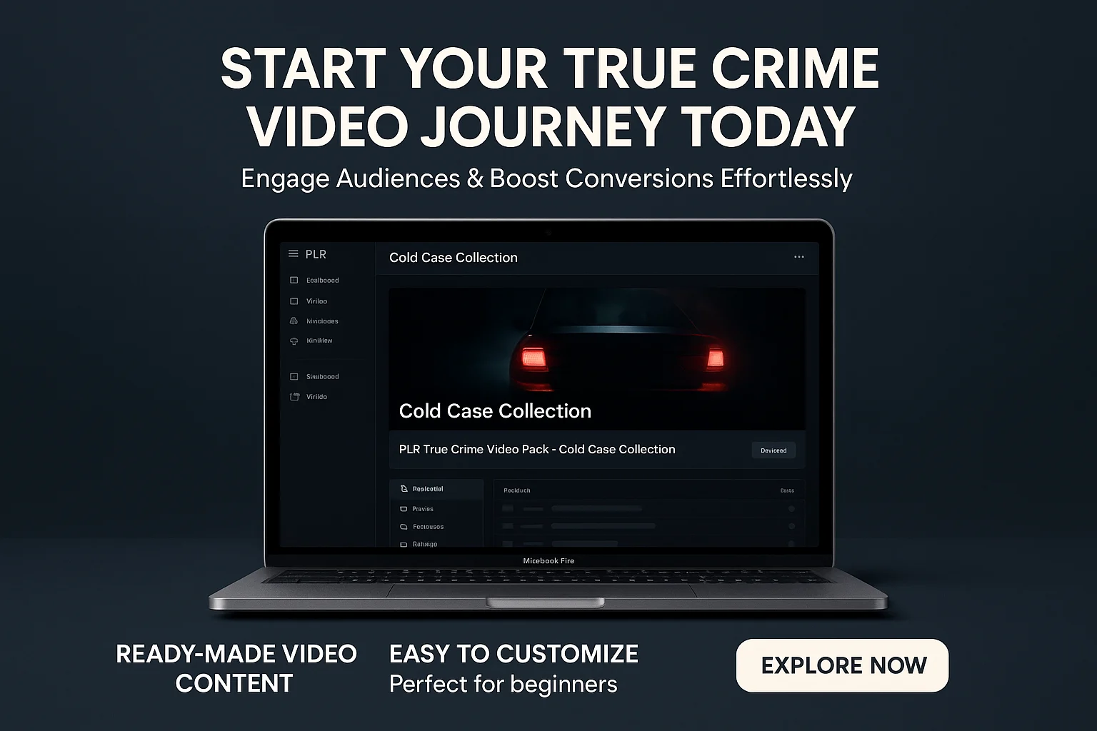 Beginner Guide: How to Get Started with (PLR) True Crime Video Pack - Cold Case Collection featured image