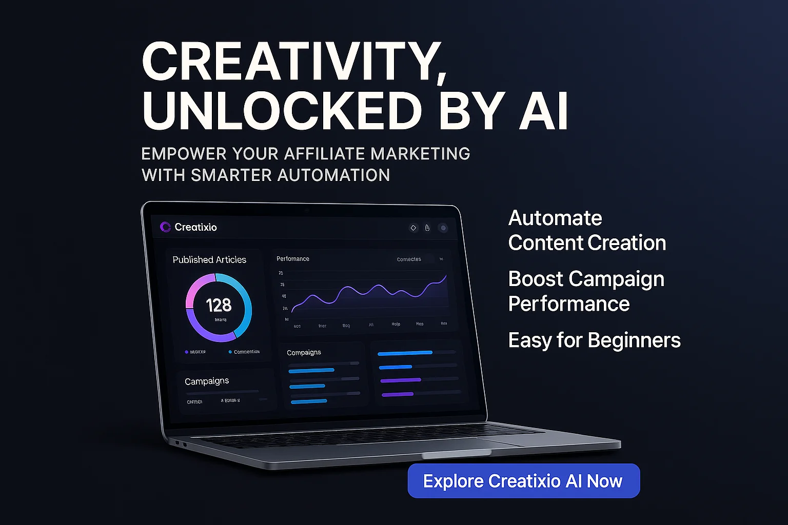 Creatixio AI - Creativity, Unlocked by AI for Affiliate Marketers: Boost Your Content & Campaigns featured image