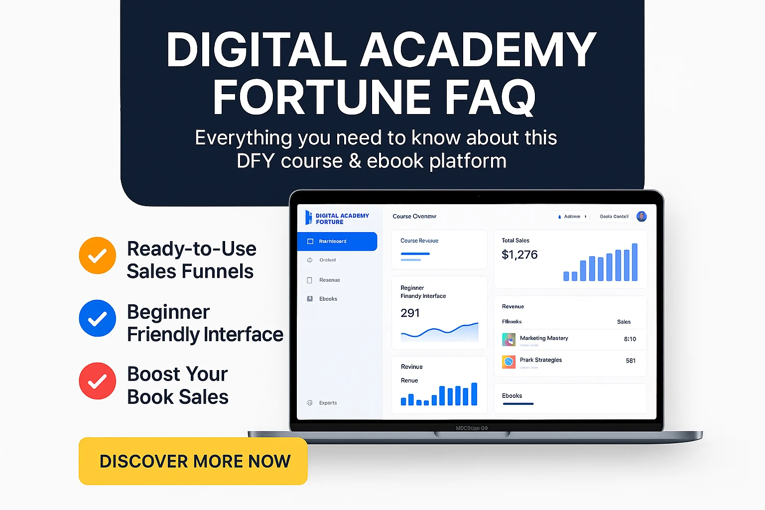 Digital Academy Fortune - DFY Platform to Sell Courses & Ebooks FAQ: Your Top Questions Answered featured image