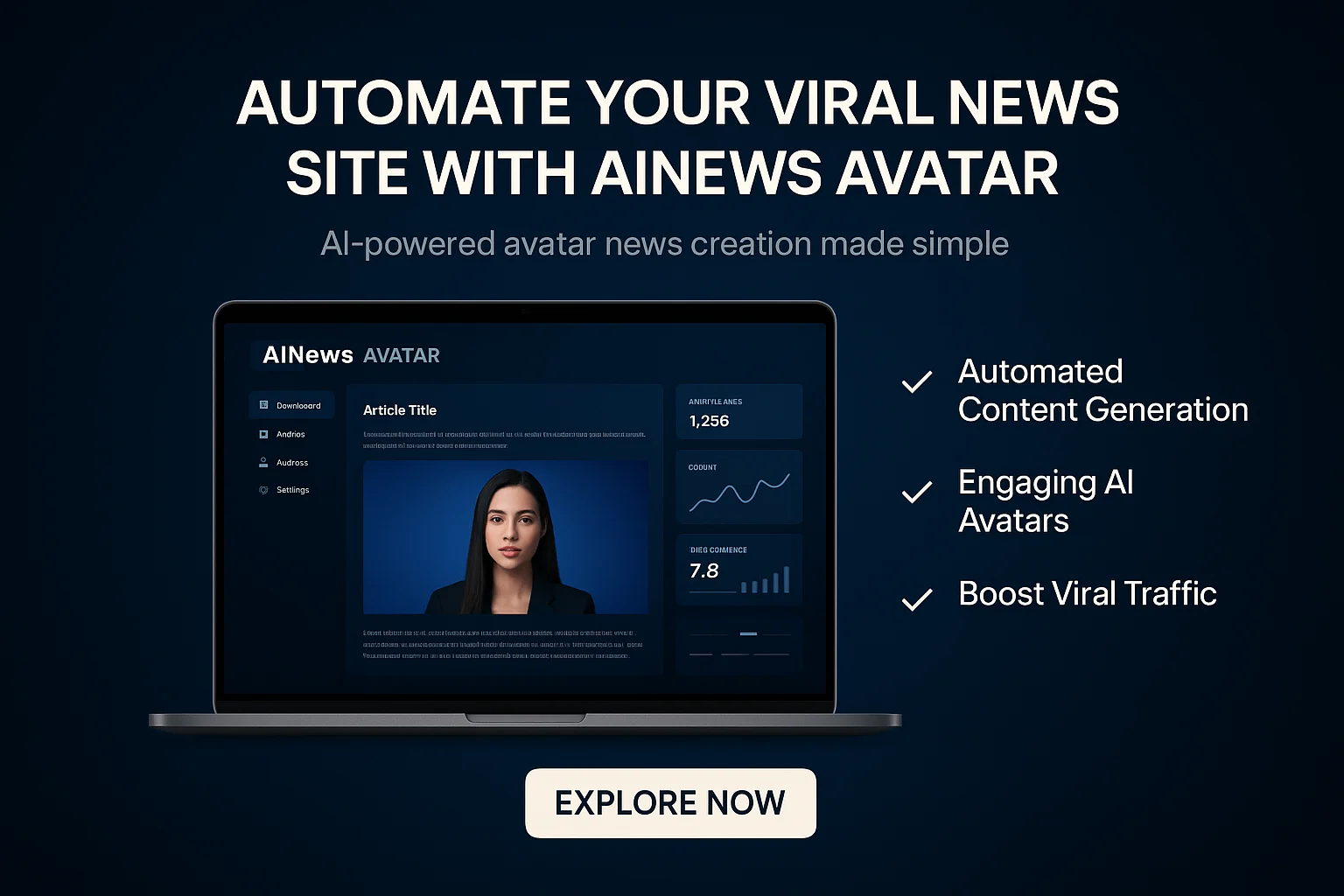 Discover How AINews Avatar Revolutionizes Automated Viral AI Avatar News Sites featured image