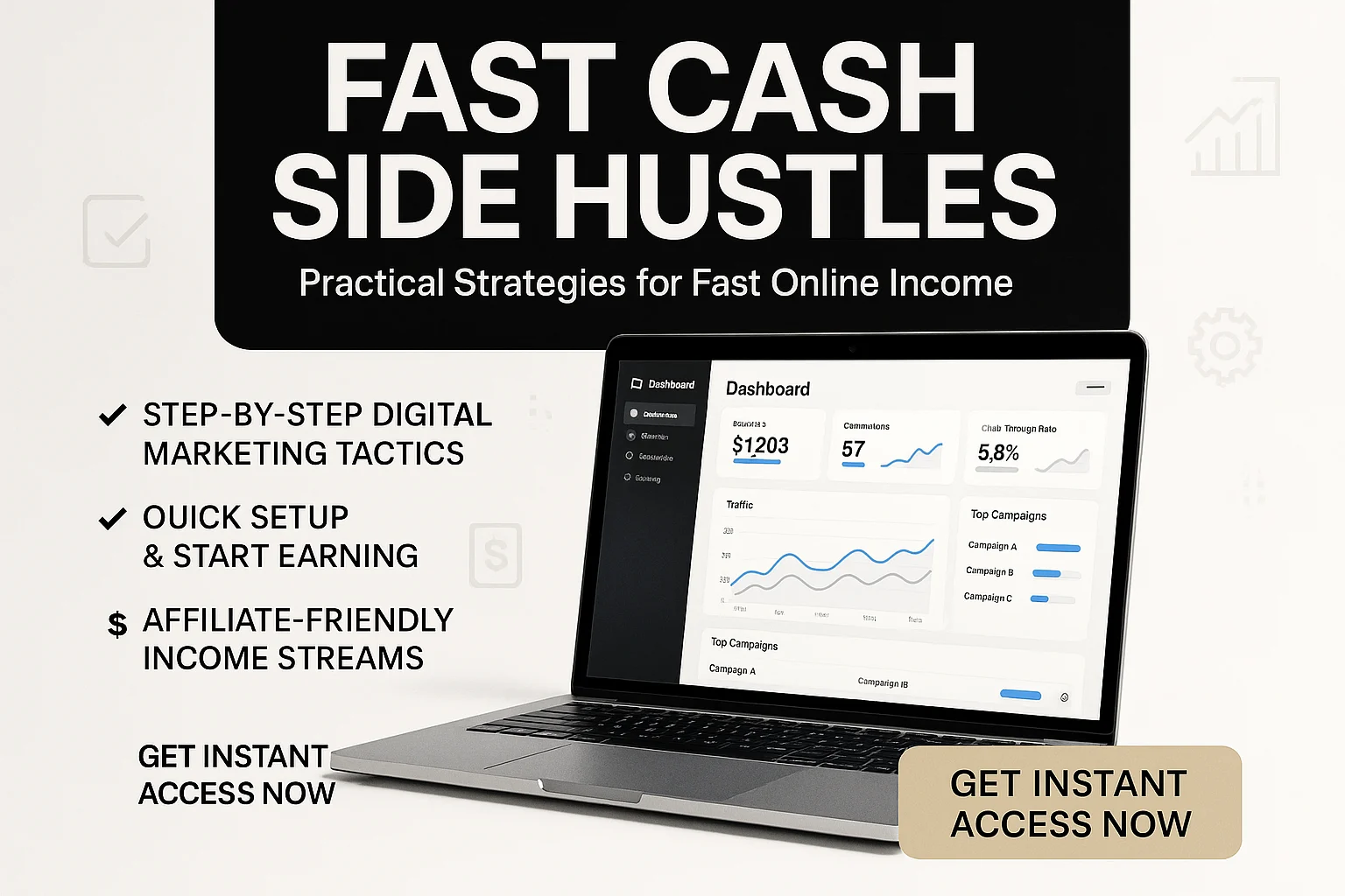 FAST CASH SIDE HUSTLES Review: Unlock Easy Digital Marketing Income Streams featured image