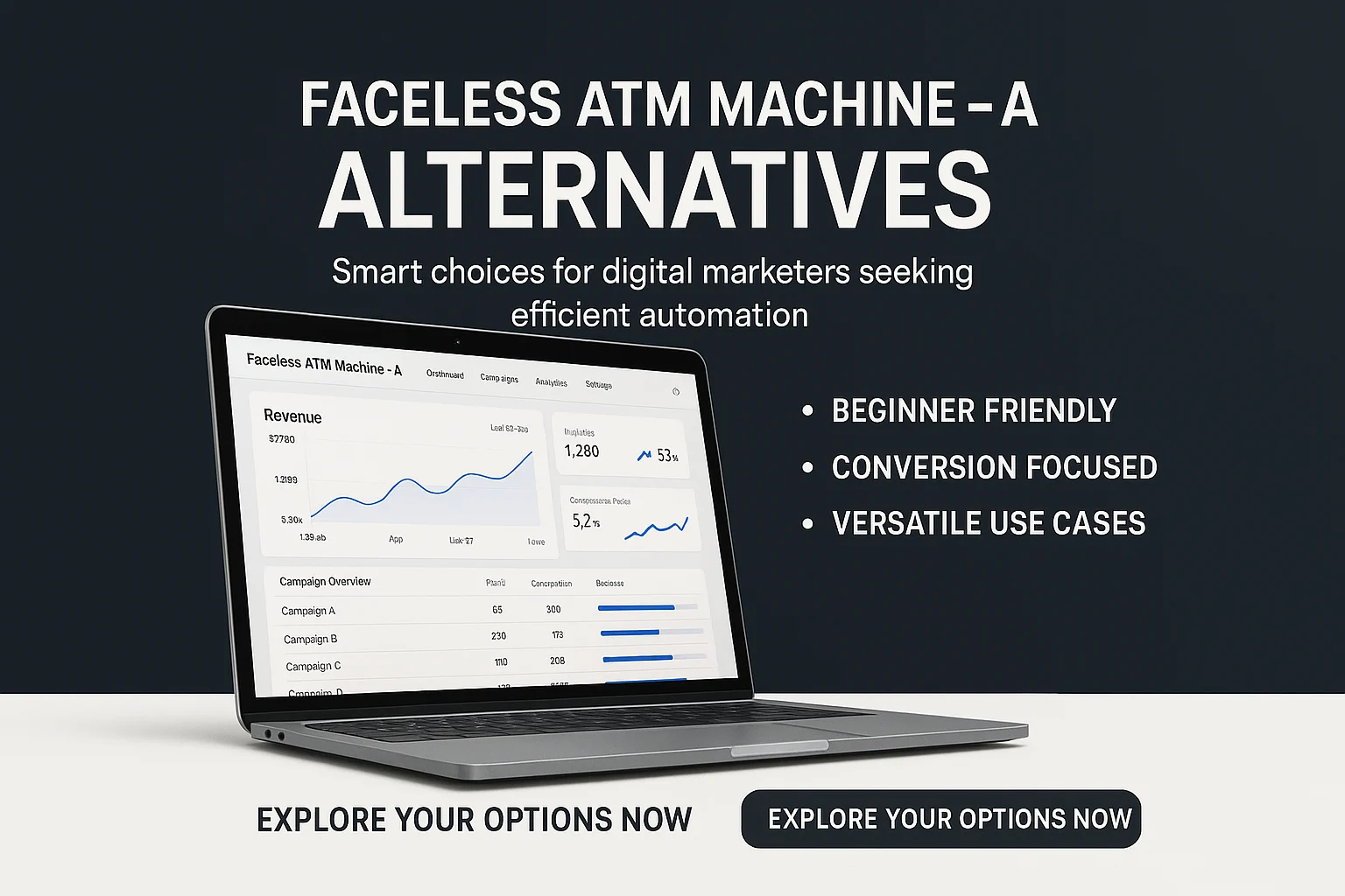 Faceless ATM Machine - A Alternatives: Which Digital Marketing Software Fits Your Needs? featured image