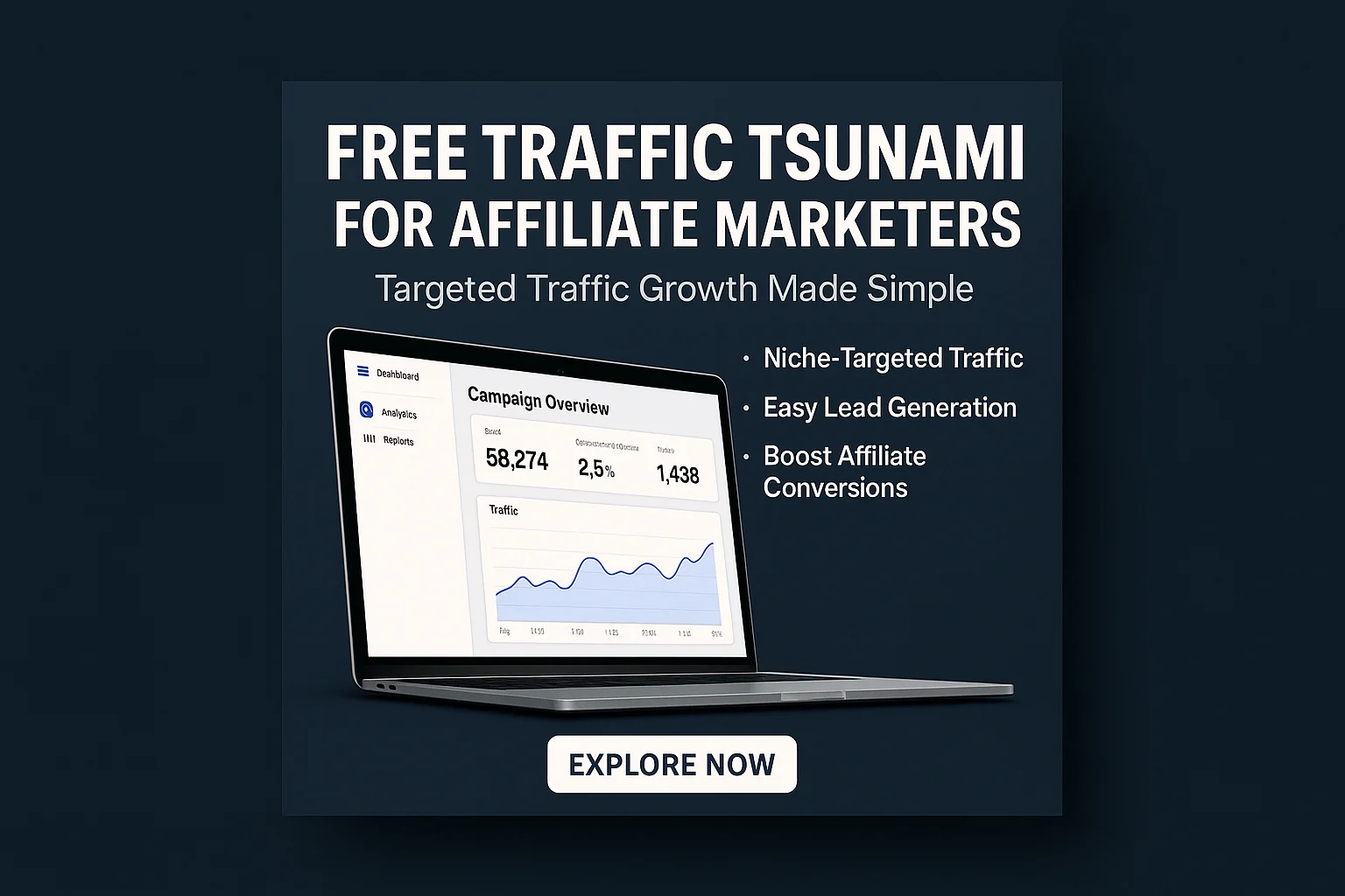 Free Traffic Tsunami for Affiliate Marketers: Unlock Niche-Specific Traffic Growth featured image