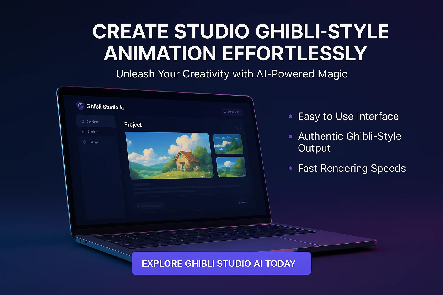 Ghibli Studio AI - World's First Ghibli-Style AI Studio Review: Bring Magical Animation to Life Effortlessly featured image