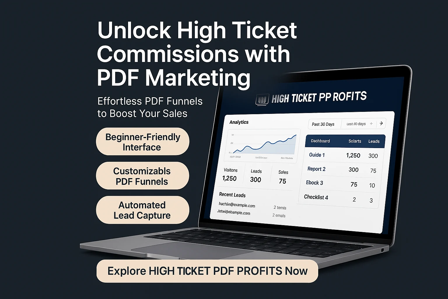 HIGH TICKET PDF PROFITS Review: Honest Insights on Features, Benefits, and Suitability featured image
