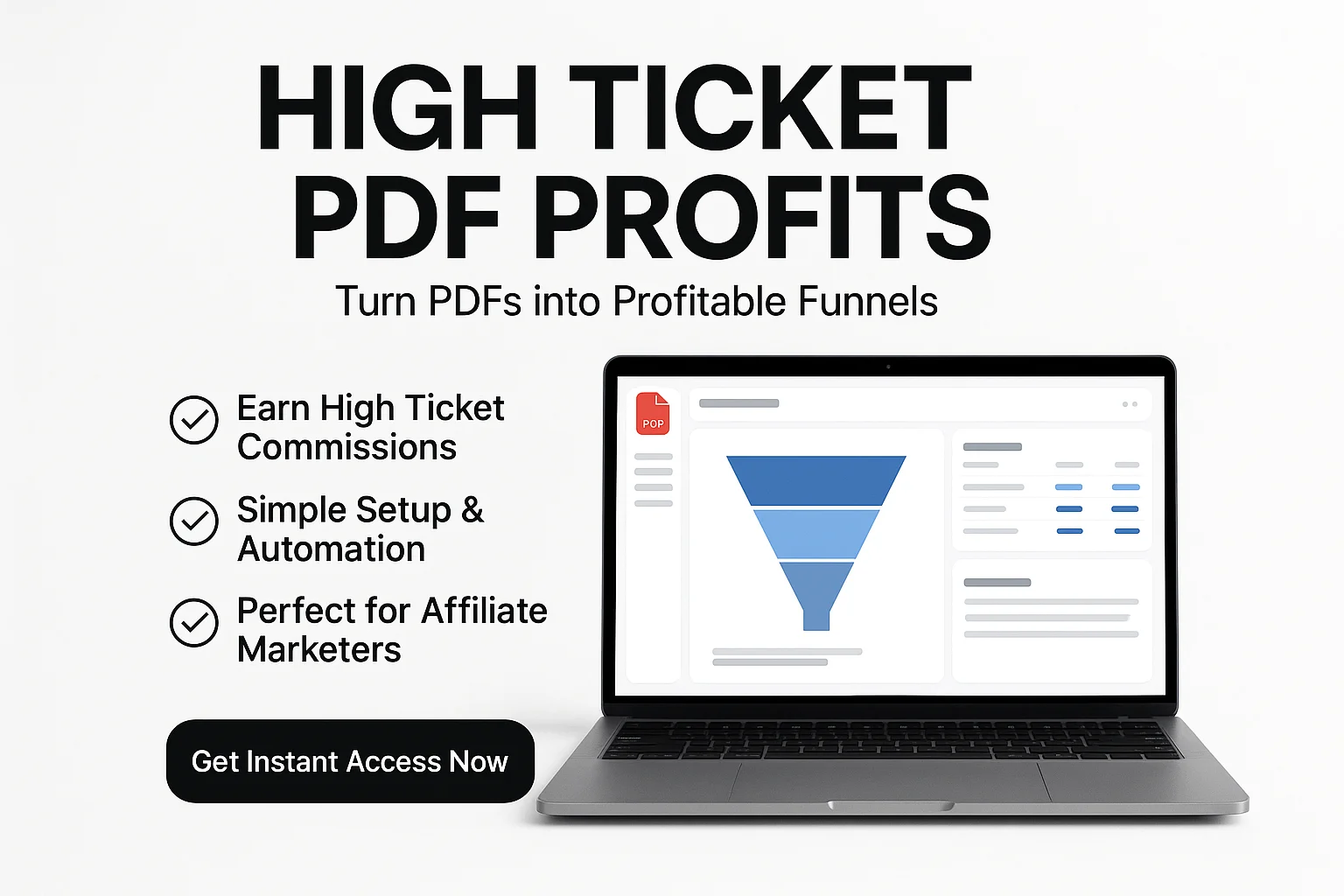 HIGH TICKET PDF PROFITS Review: Unlock Real Digital Marketing Profits Today featured image