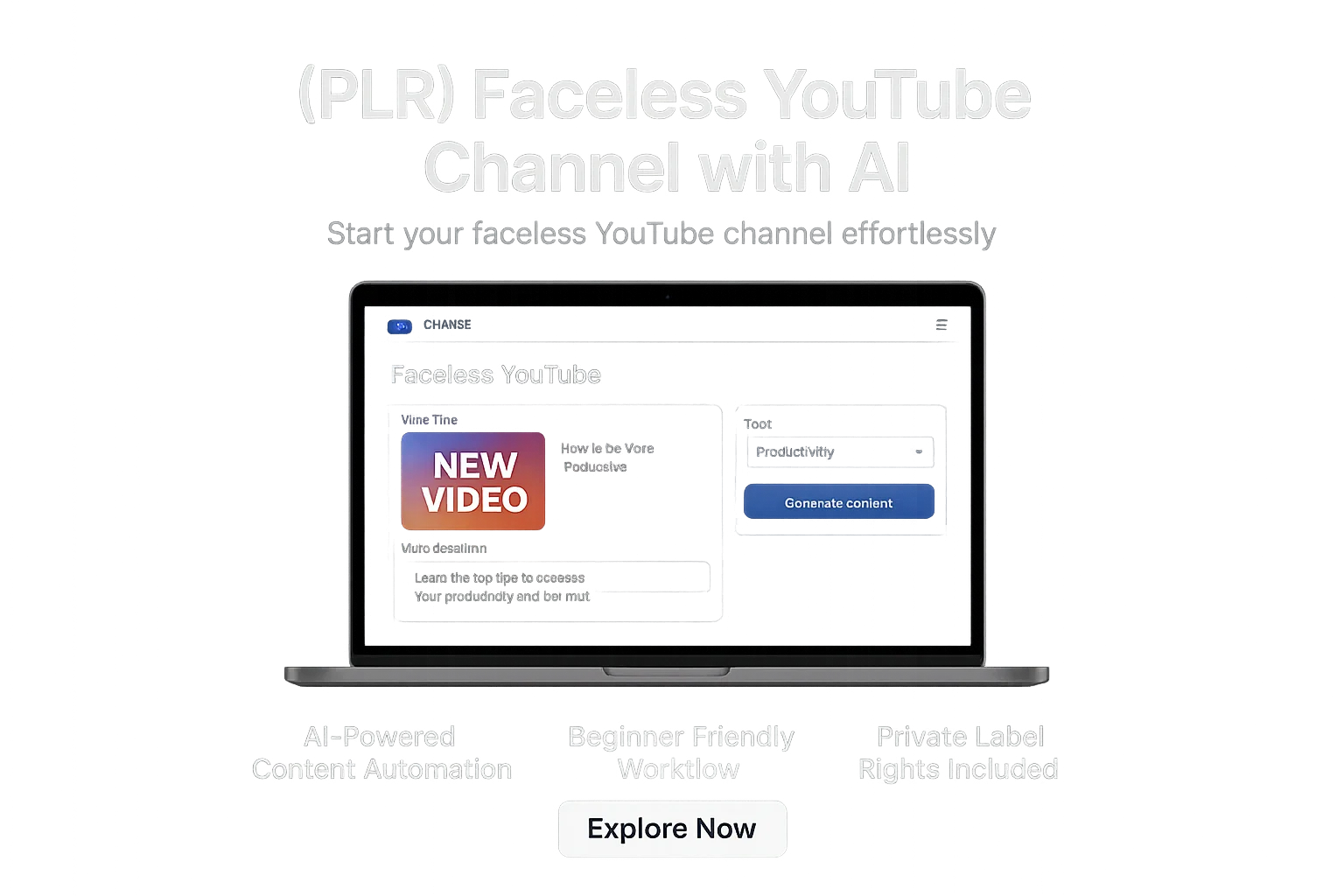 (PLR) Faceless YouTube Channel with AI Review: Honest Insights and Buying Guide featured image