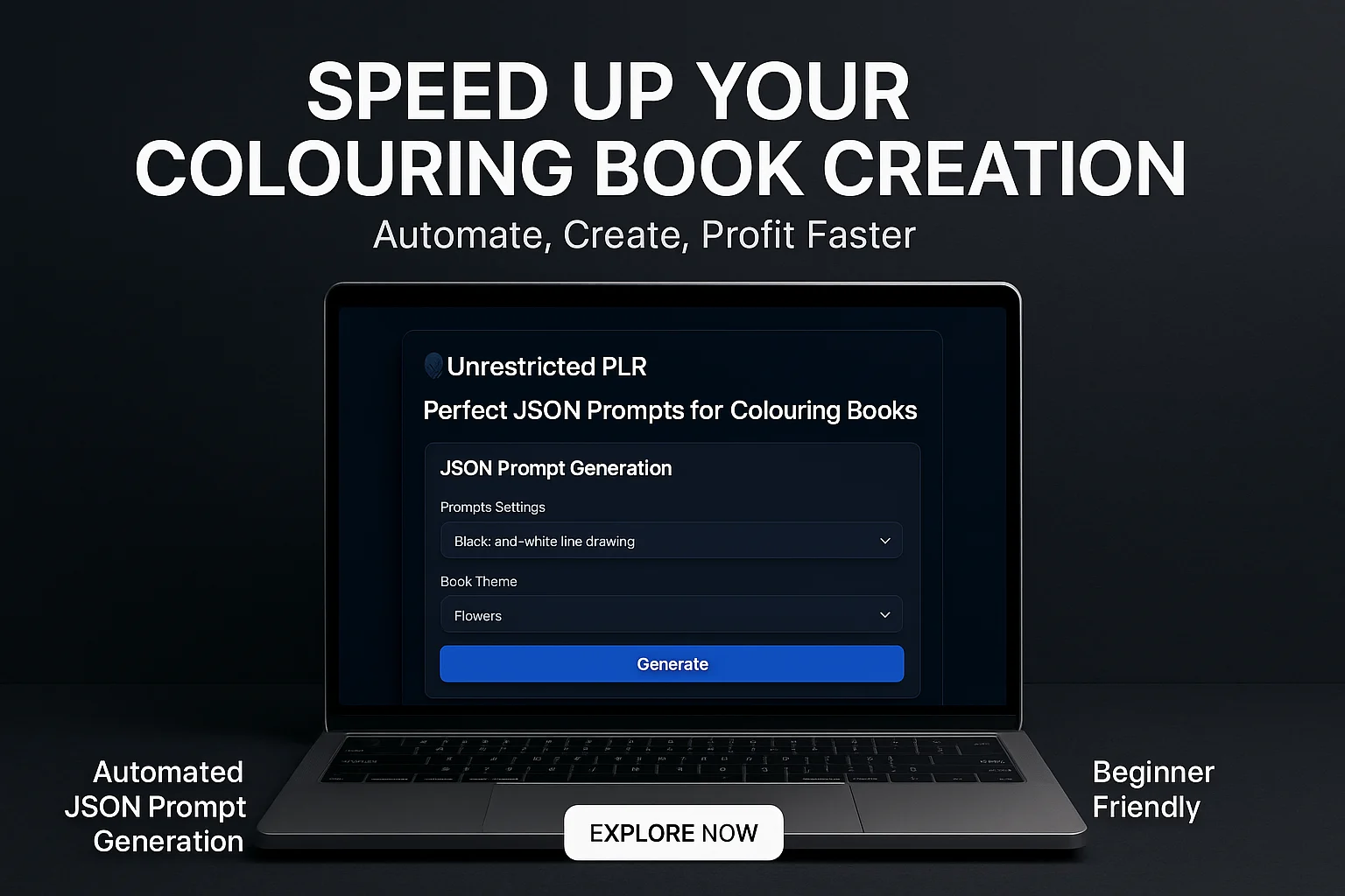 Save Time and Boost Creativity with (Unrestricted PLR) Perfect JSON Prompts for Colouring Books featured image