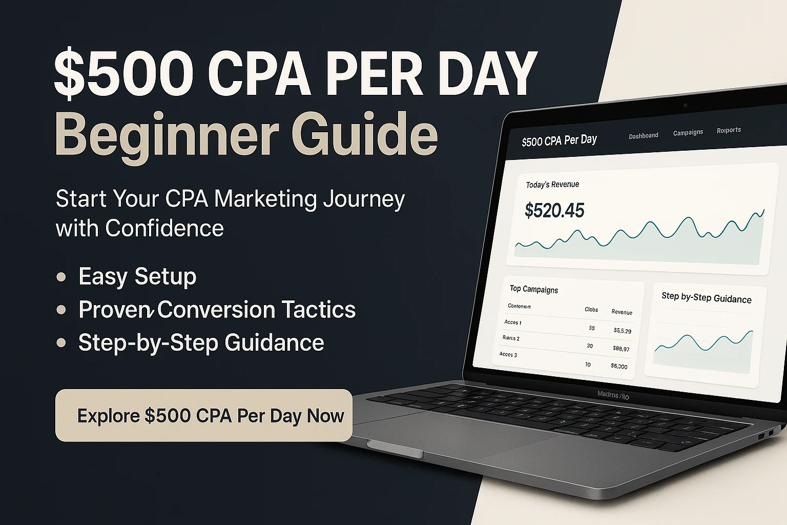 The $500 CPA Per Day Beginner Guide: How to Start and Succeed with CPA Marketing featured image