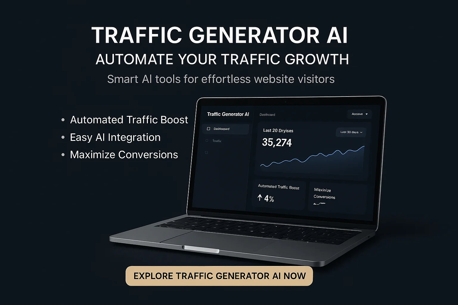 Traffic Generator AI Review: Boost Your Website Traffic Effortlessly with AI-Powered Automation featured image