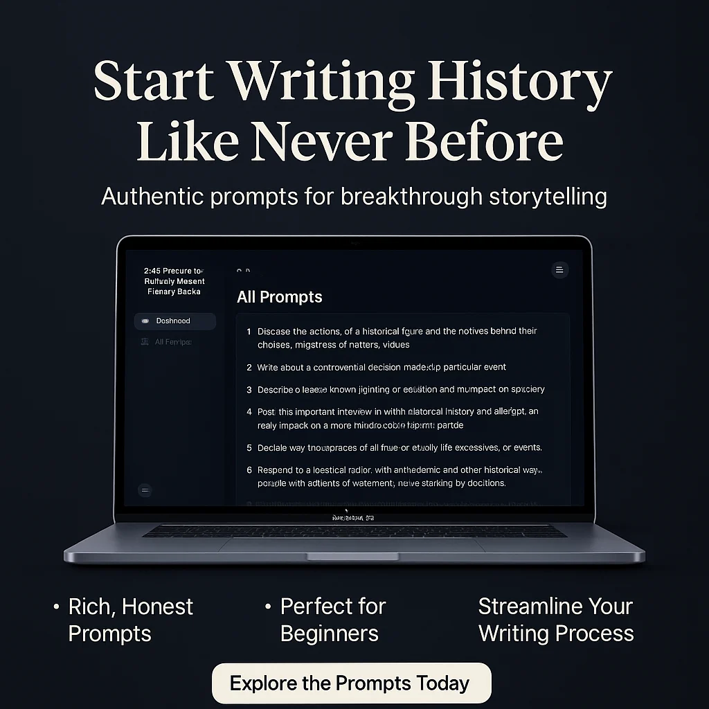343 Prompts for Brutally Honest History Books Beginner Guide: How to Start Writing with Confidence featured image