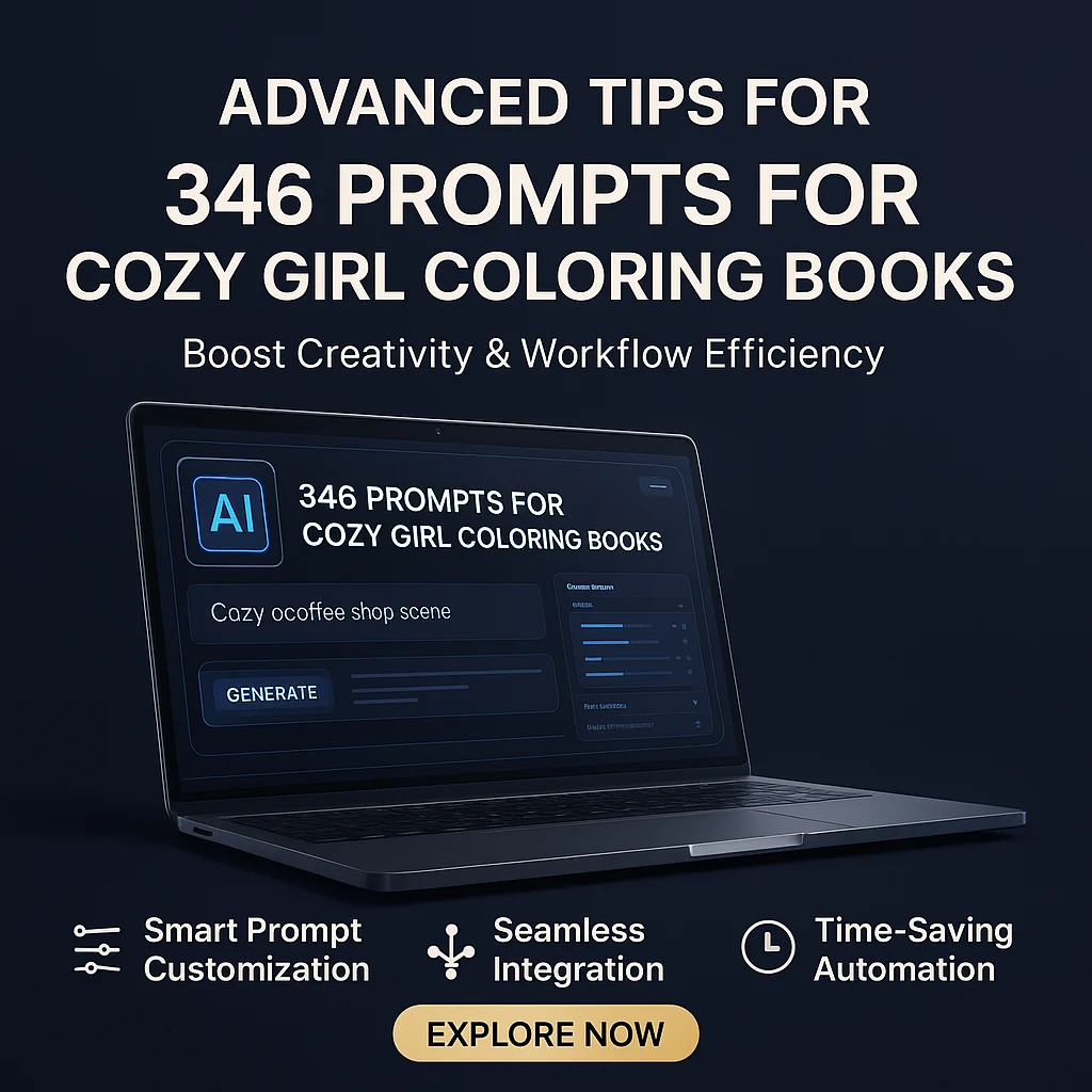 346 Prompts for Cozy Girl Coloring Books Advanced Tips: Optimize Your Creativity and Workflow featured image