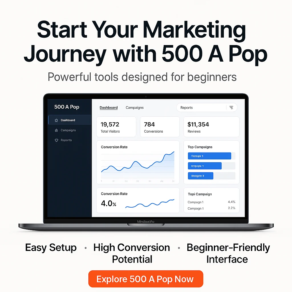 500 A Pop Beginner Guide: How to Get Started with This Powerful Digital Marketing Software featured image