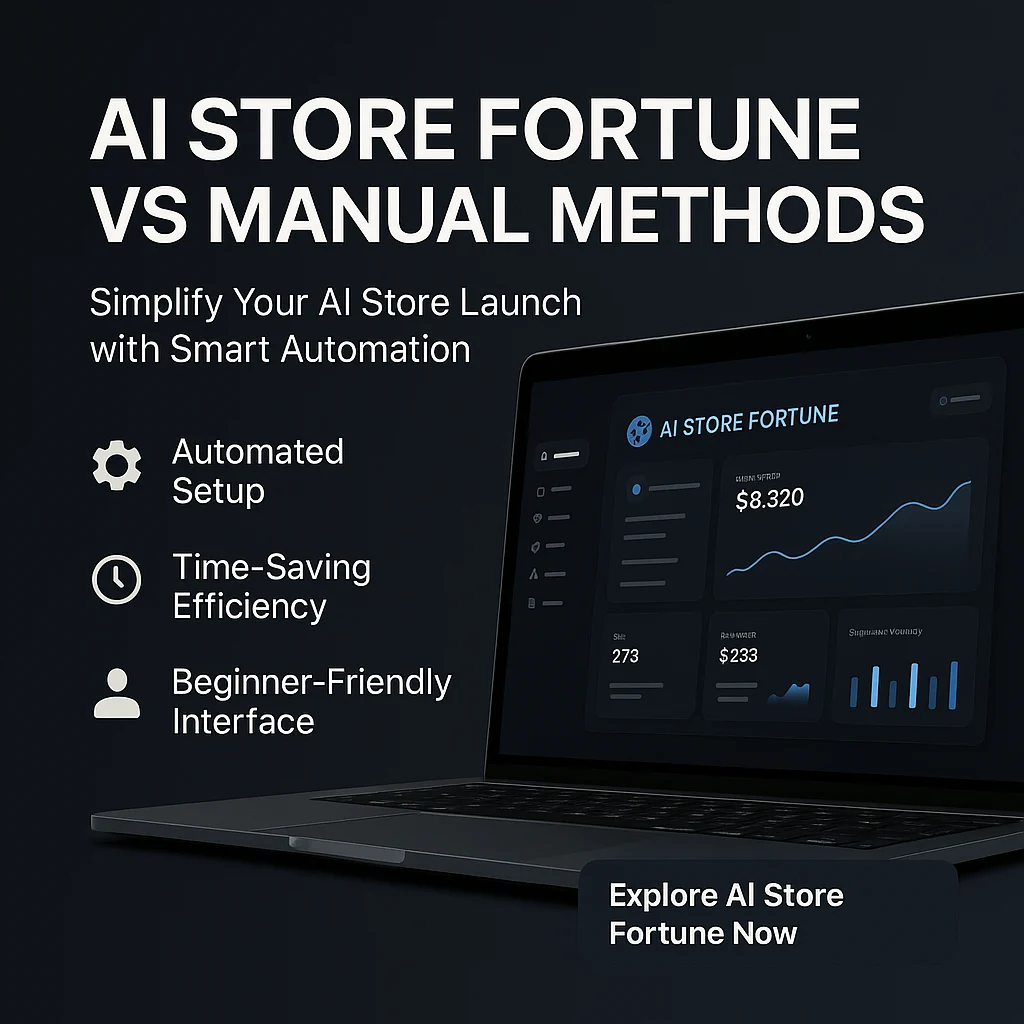 AI Store Fortune vs Manual Methods: Launch Your Own AI Store Today with Ease featured image