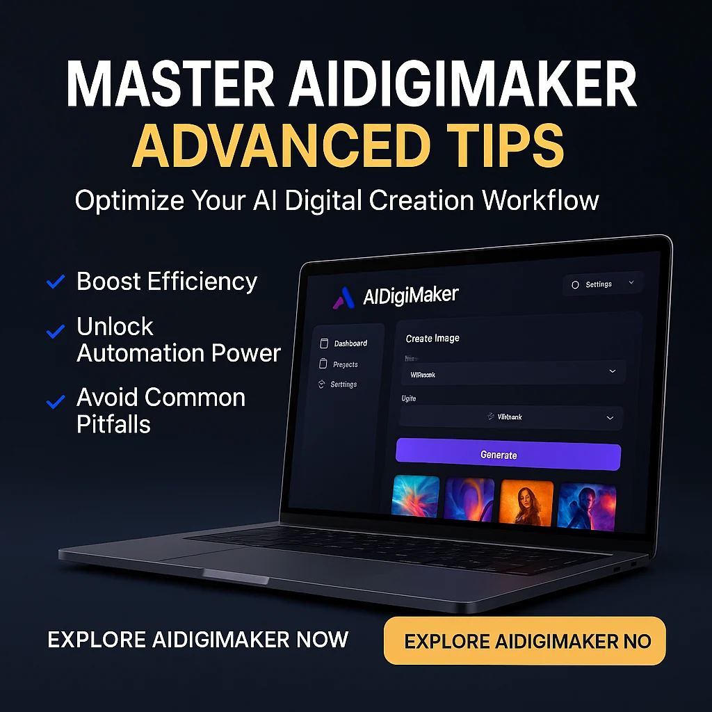 AIDigiMaker Advanced Tips: Optimize Your AI Digital Creation Workflow featured image