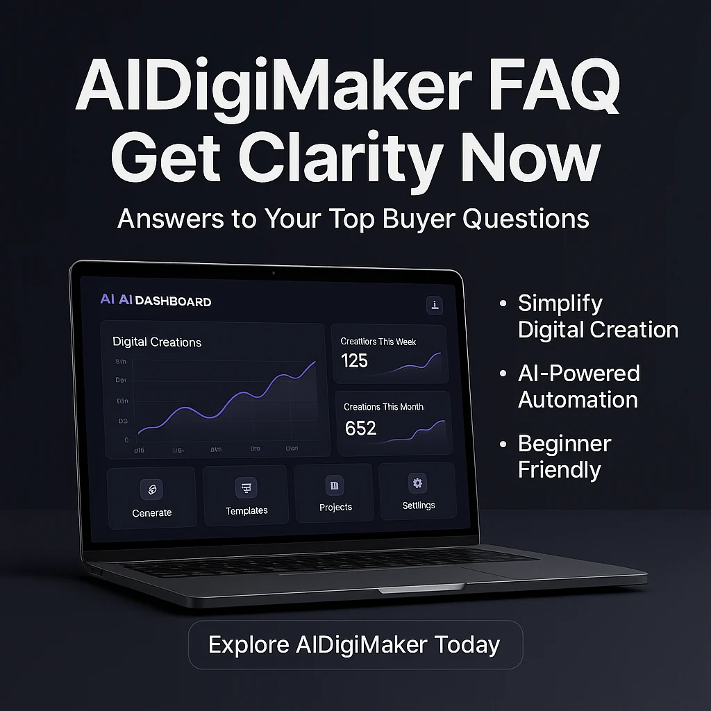 AIDigiMaker FAQ: Top Questions Answered for Smart Digital Creators featured image