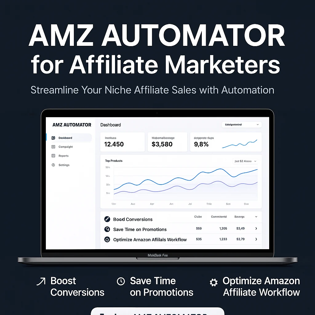 AMZ AUTOMATOR for Affiliate Marketers: Boost Your Niche Affiliate Profits with Smart Automation featured image