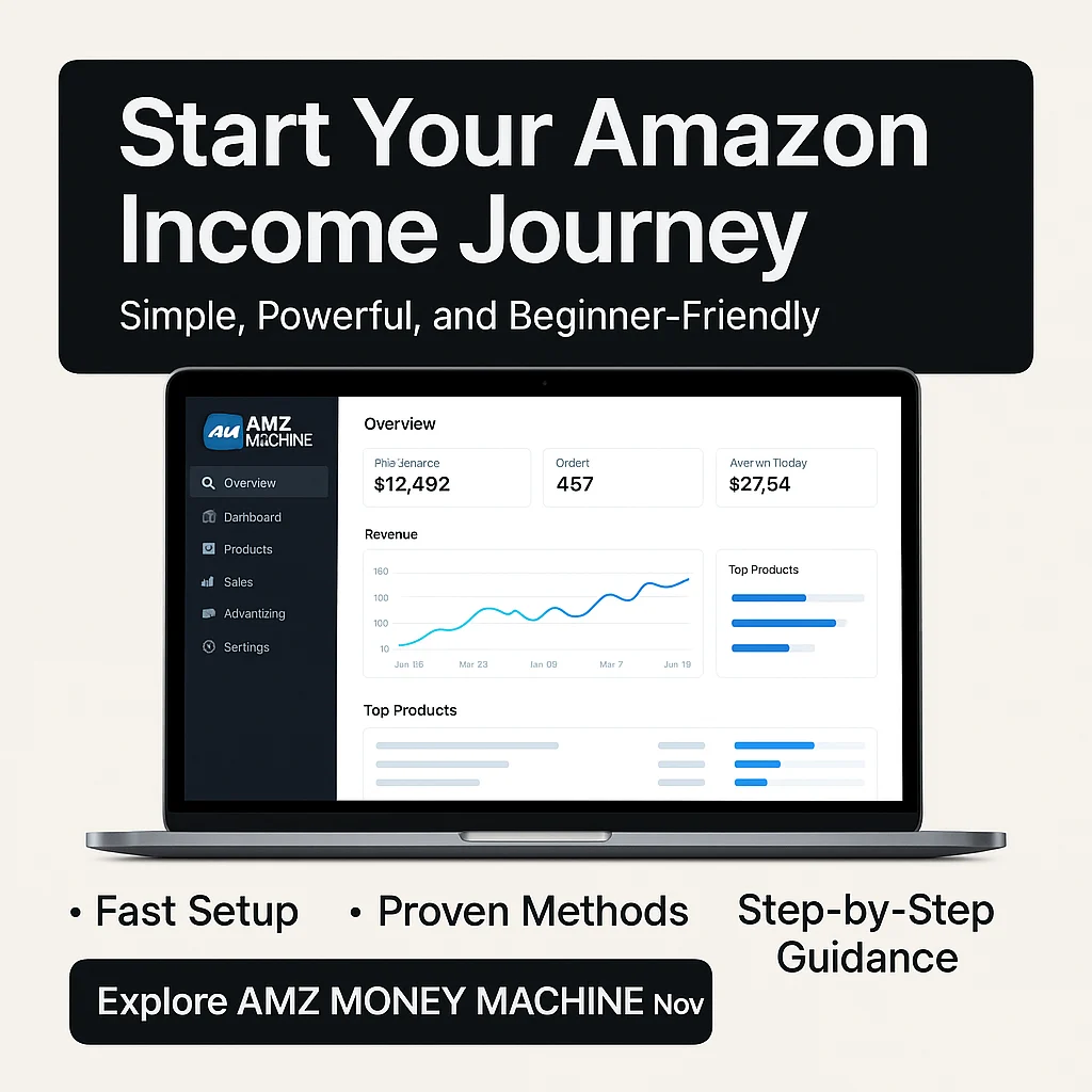 AMZ MONEY MACHINE Beginner Guide: How to Start Generating Amazon Income Efficiently featured image