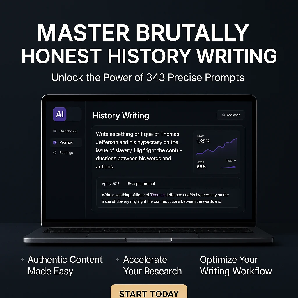 Advanced Tips to Maximize Results with 343 Prompts for Brutally Honest History Books Software featured image