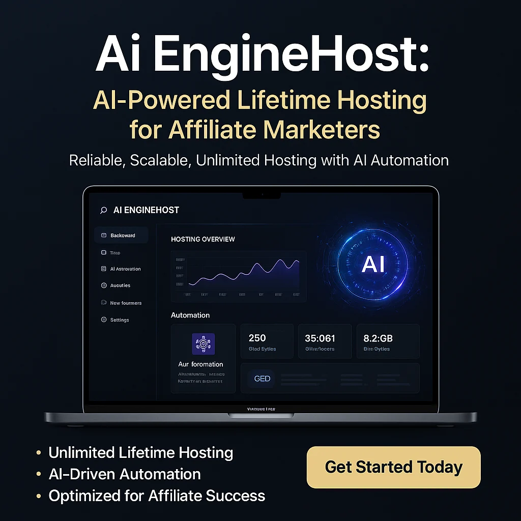 Ai EngineHost for Affiliate Marketers: Unlock Seamless AI-Powered Lifetime Hosting featured image