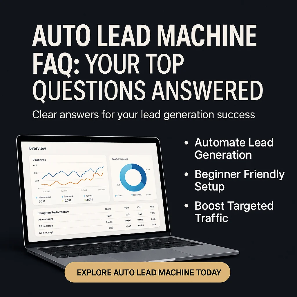 Auto Lead Machine FAQ: Your Top Questions Answered About This Traffic Tool featured image