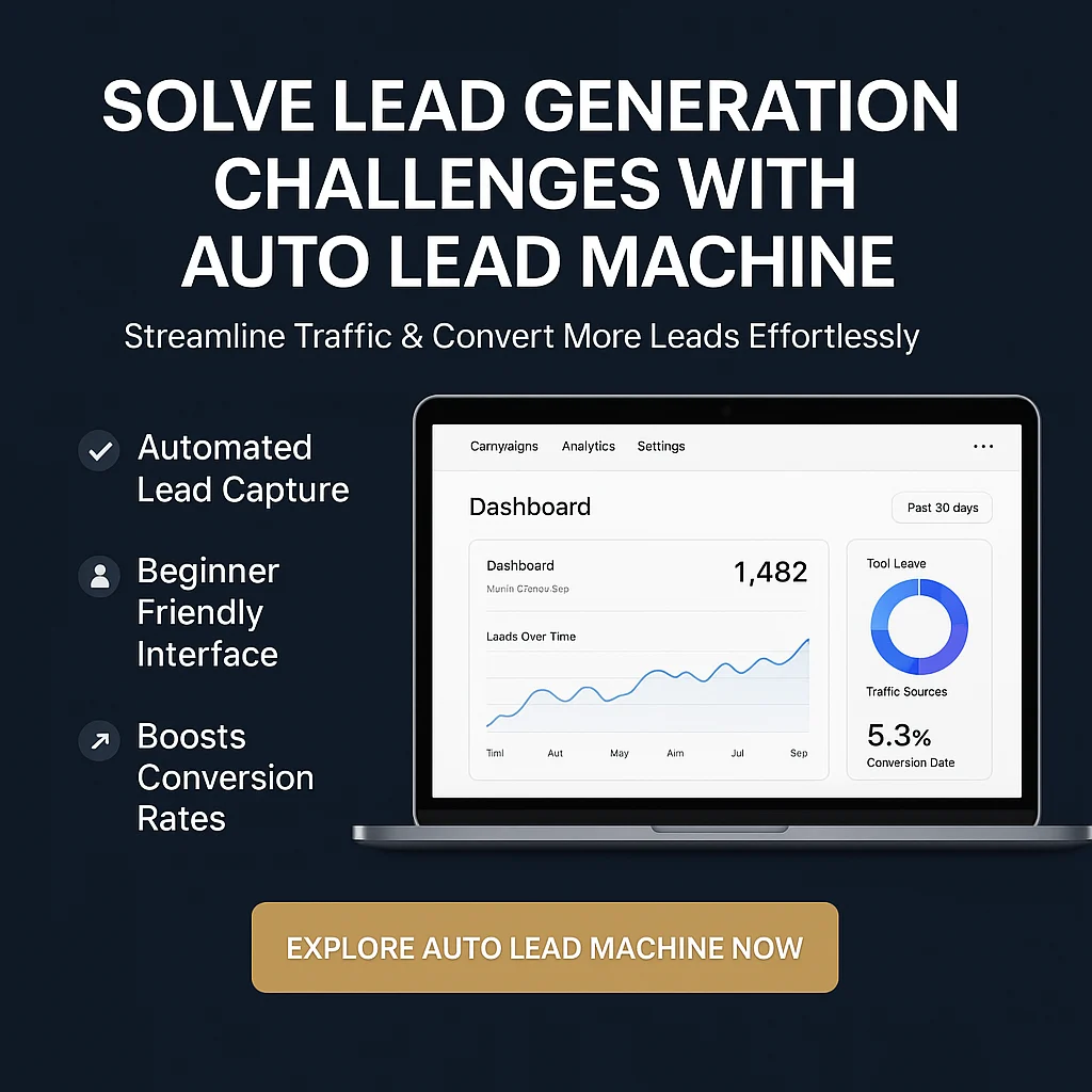 Auto Lead Machine Problems Solved: How This Traffic Tool Eliminates Lead Generation Headaches featured image