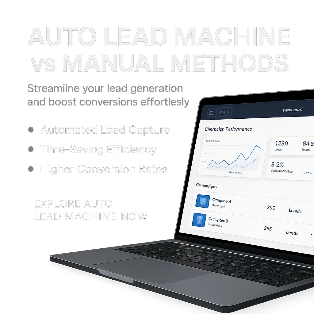 Auto Lead Machine vs Manual Methods: Streamlining Your Lead Generation Process featured image