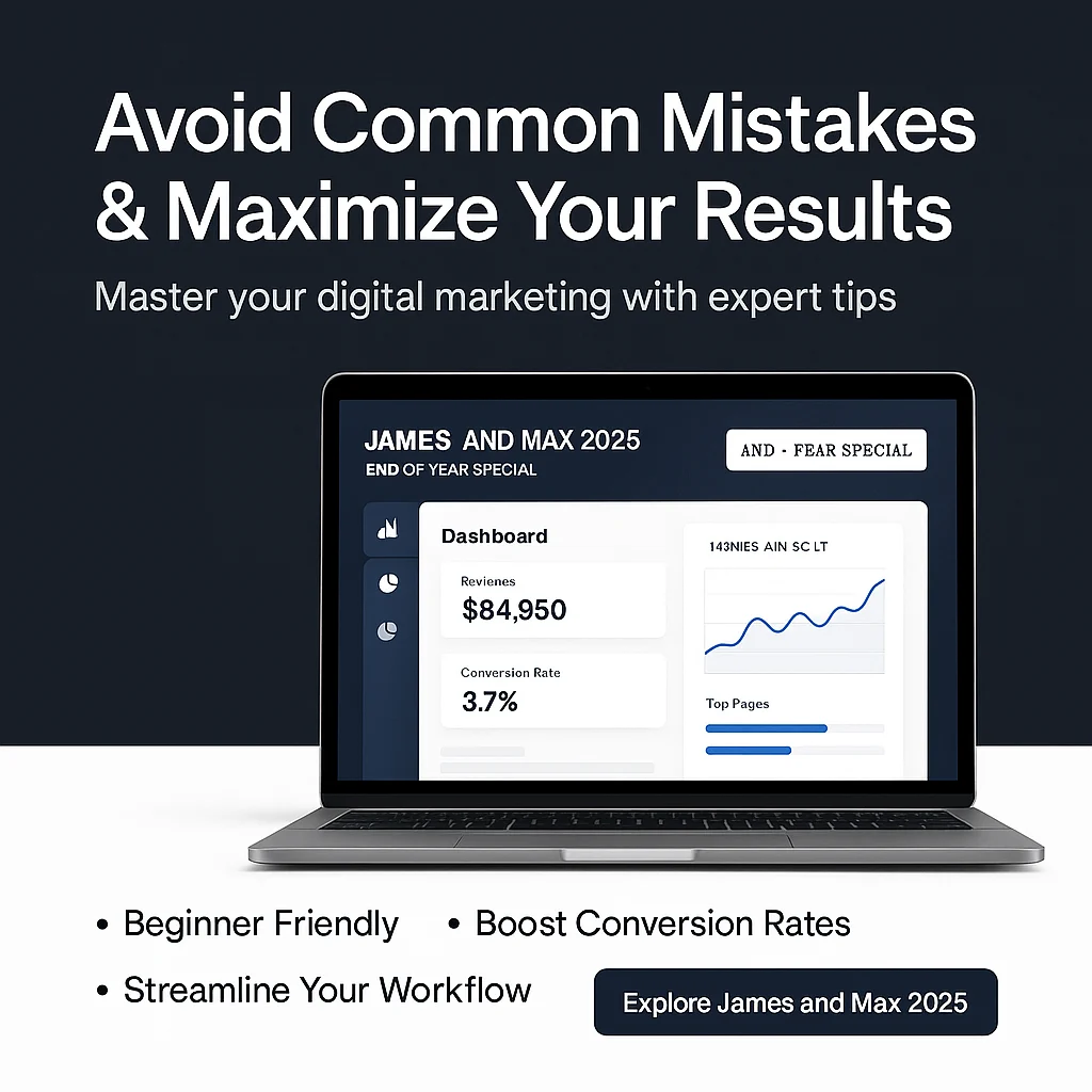 Avoid These Common Mistakes with James and Max 2025 End Of Year Special Software featured image