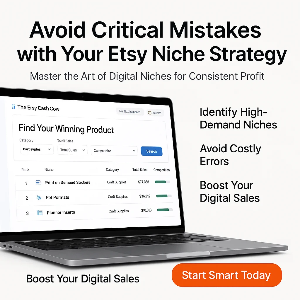 Avoid These Critical Mistakes with The Etsy Cash Cow: 50 High-Demand Digital Niches featured image