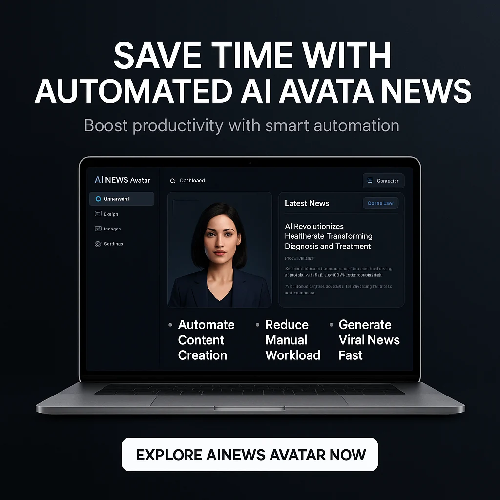 Boost Your Productivity: How AINews Avatar Automates Viral AI Avatar News Sites to Save You Time featured image