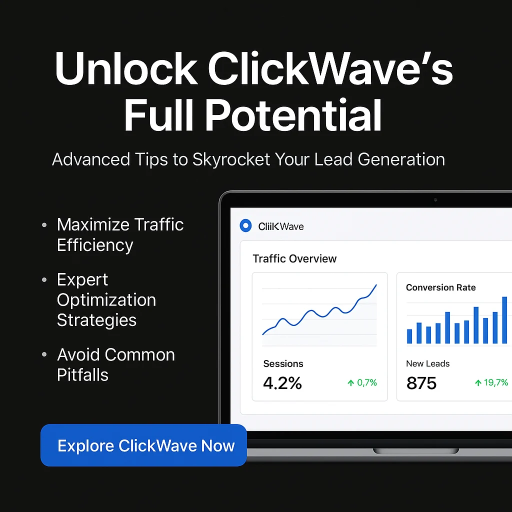 ClickWave Advanced Tips: Optimize Your Traffic Tool for Maximum Lead Generation featured image