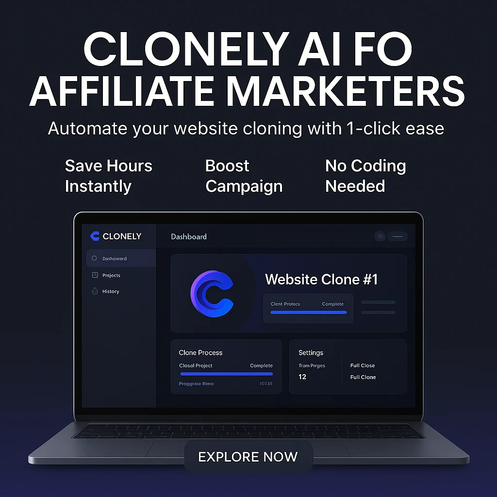 Clonely AI for Affiliate Marketers: Streamline Website Cloning to Boost Your Campaigns featured image