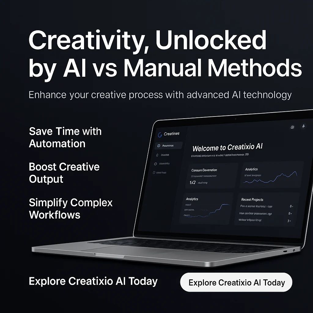 Creatixio AI - Creativity, Unlocked by AI vs Manual Methods: Which Delivers More Efficiency? featured image