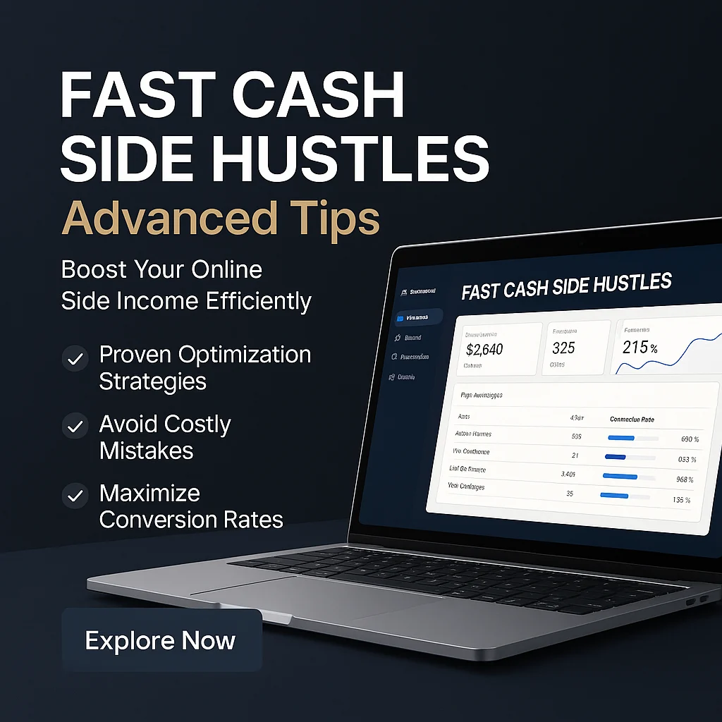 FAST CASH SIDE HUSTLES Advanced Tips: Optimize Your Earnings with Proven Strategies featured image