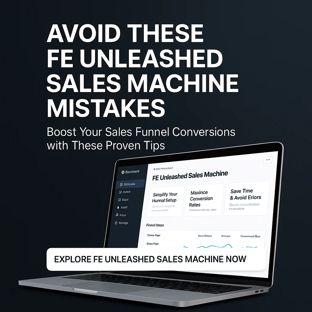 FE Unleashed Sales Machine Mistakes to Avoid for Maximum Conversion Success featured image