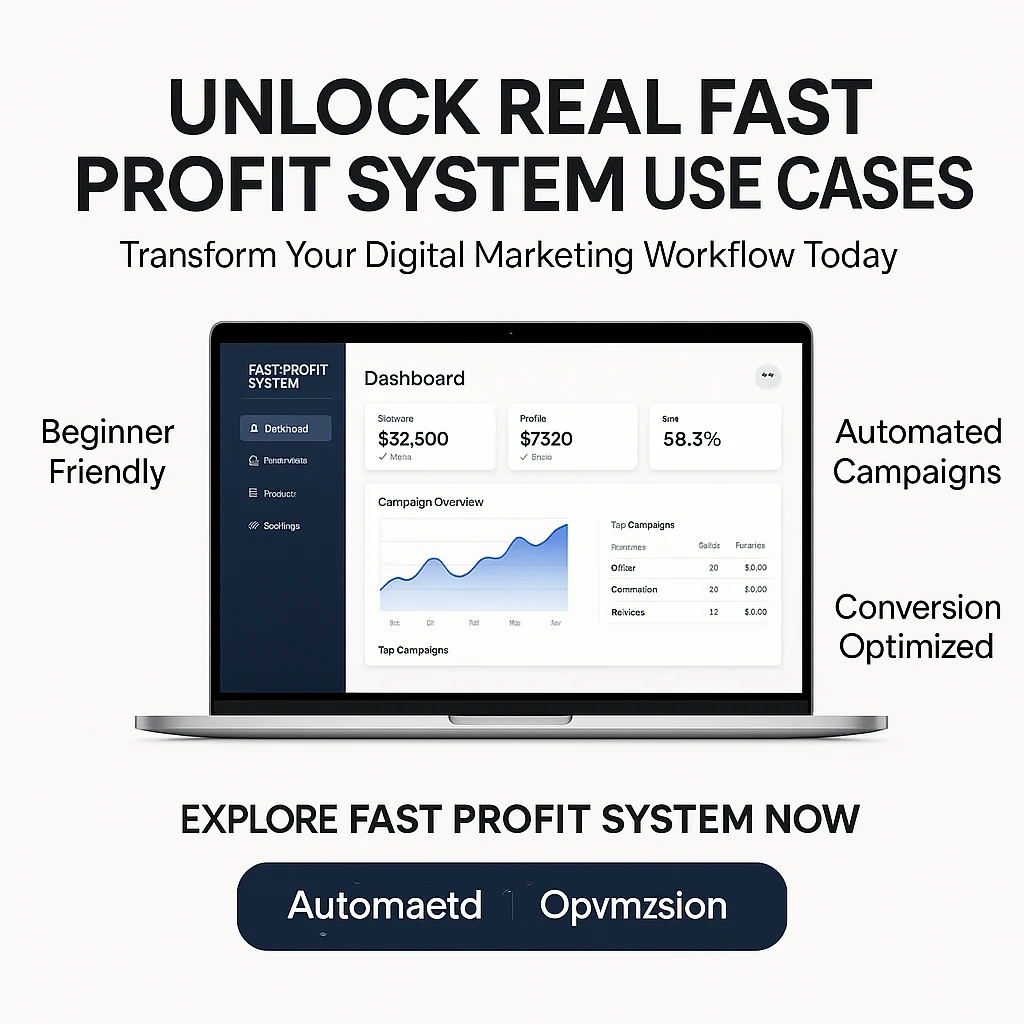 Fast Profit System Use Cases: Unlocking Practical Scenarios for Digital Marketers featured image