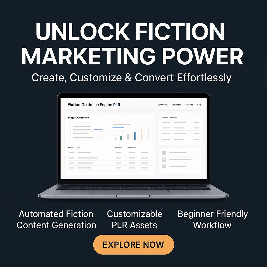 Fiction Goldmine Engine PLR Feature Breakdown: Unlocking Powerful Digital Marketing Tools featured image