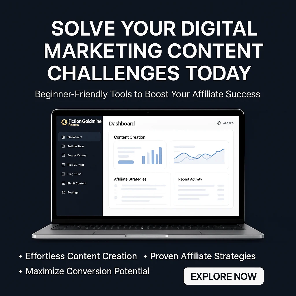 Fiction Goldmine Engine PLR Problems Solved: Overcoming Common Digital Marketing Challenges featured image