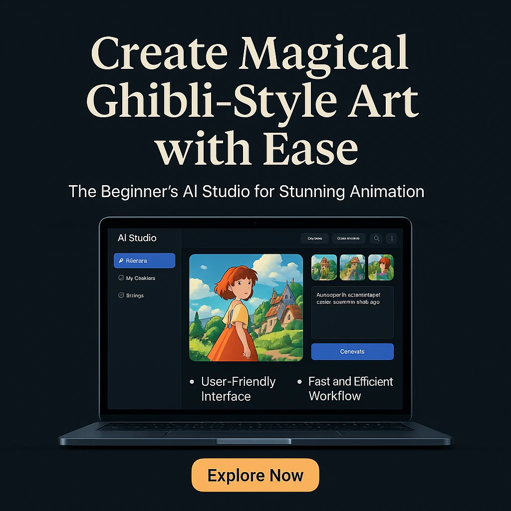 Ghibli Studio AI Beginner Guide: Start Creating Stunning Ghibli-Style Art Today featured image