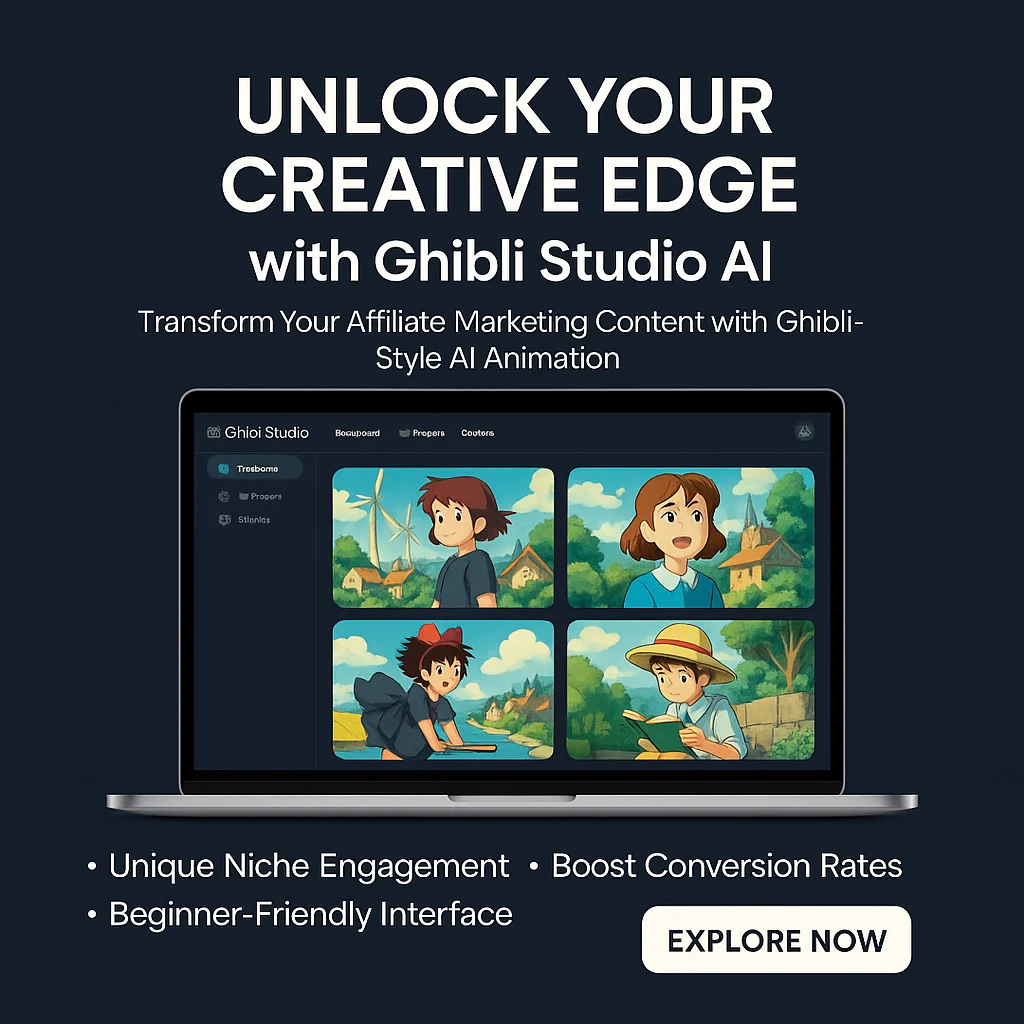 Ghibli Studio AI for Affiliate Marketers: Unlock Niche-Driven Creative Potential featured image