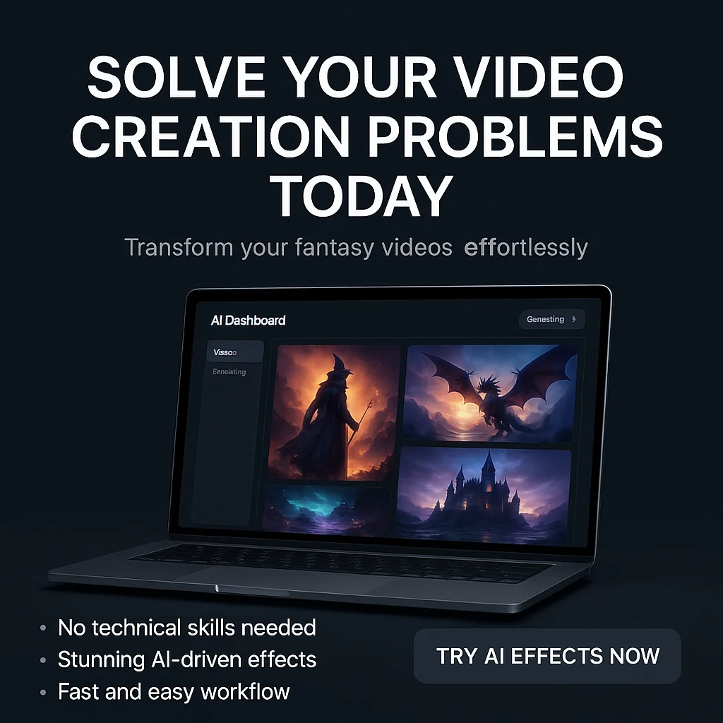 How AI Effects - Hot-Fantasy Trending AI Videos Creator Solves Your Biggest Video Creation Challenges featured image