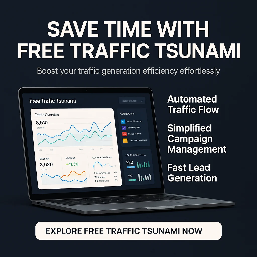 How Free Traffic Tsunami Saves You Time: Streamline Your Traffic Generation Efforts featured image