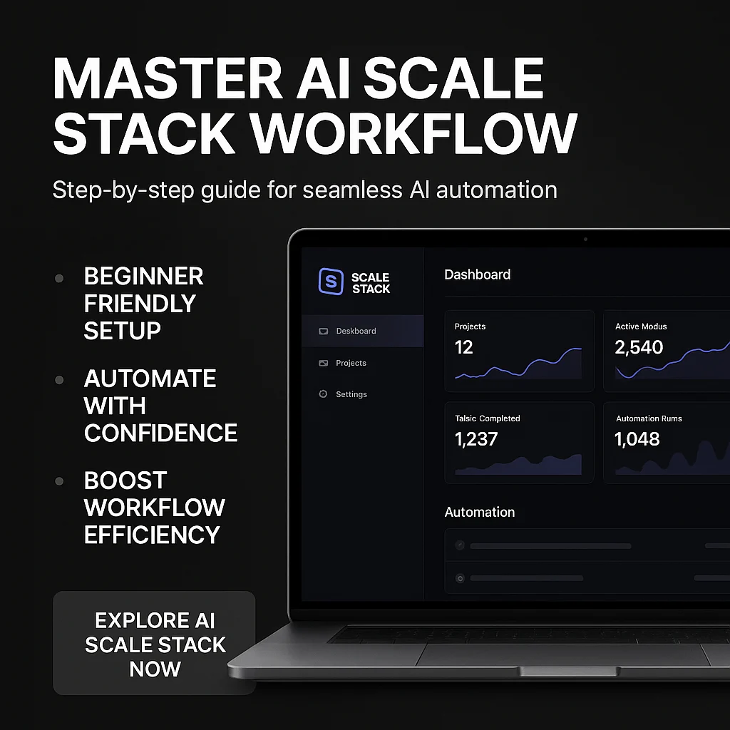 How to Use AI Scale Stack: A Step-by-Step Workflow Tutorial for Seamless AI Automation featured image