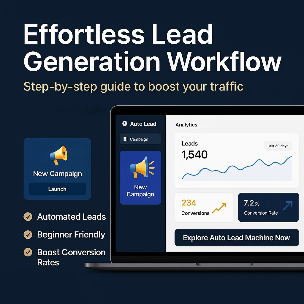 How to Use Auto Lead Machine: A Step-by-Step Workflow for Effortless Traffic Generation featured image