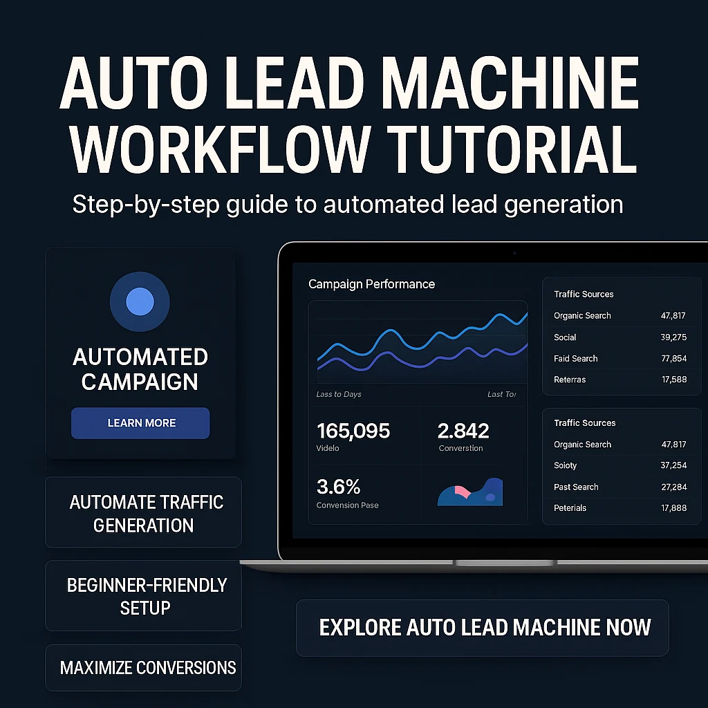 How to Use Auto Lead Machine: Step-by-Step Workflow for Effortless Traffic Generation featured image