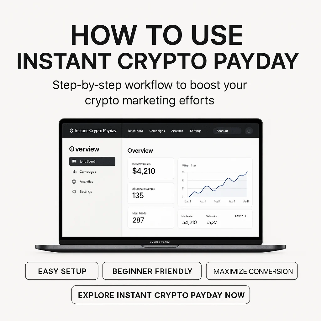How to Use Instant Crypto Payday: Step-by-Step Workflow for Digital Marketers featured image